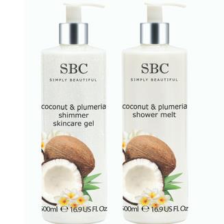 New Coconut and Plumeria collection from SBC
