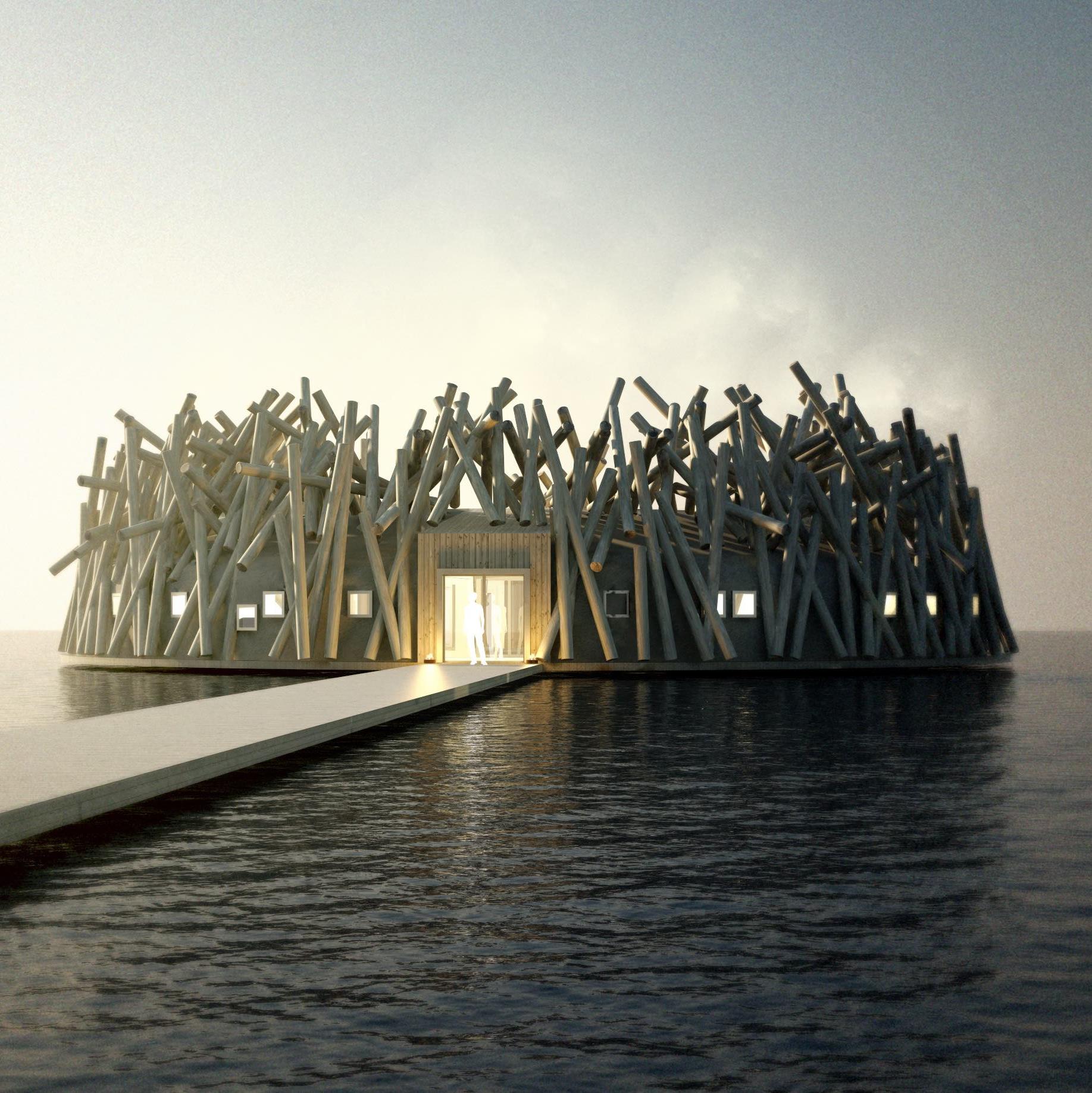 Floating hotel and spa to open in Swedish Arctic 