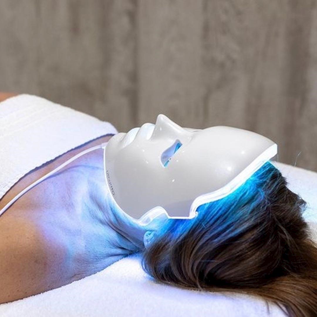 What is LED phototherapy and what skin conditions can it treat?