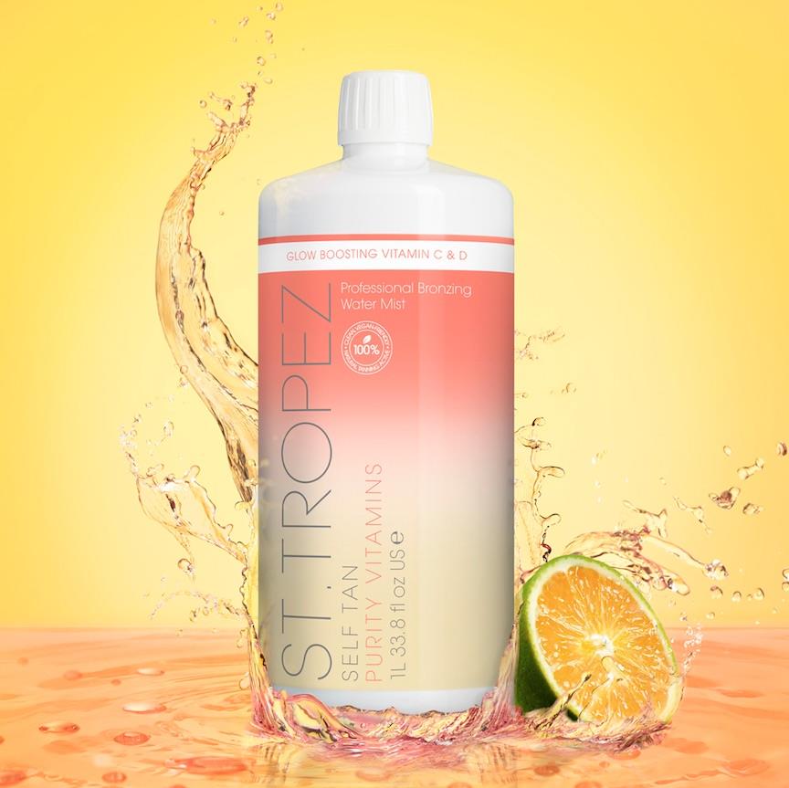 The skin benefits of St Tropez’s Purity Vitamins Bronzing Waters