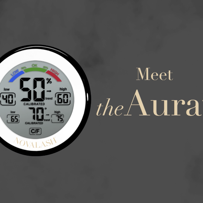 Novalash unveils temperature and humidity gauge Aura 