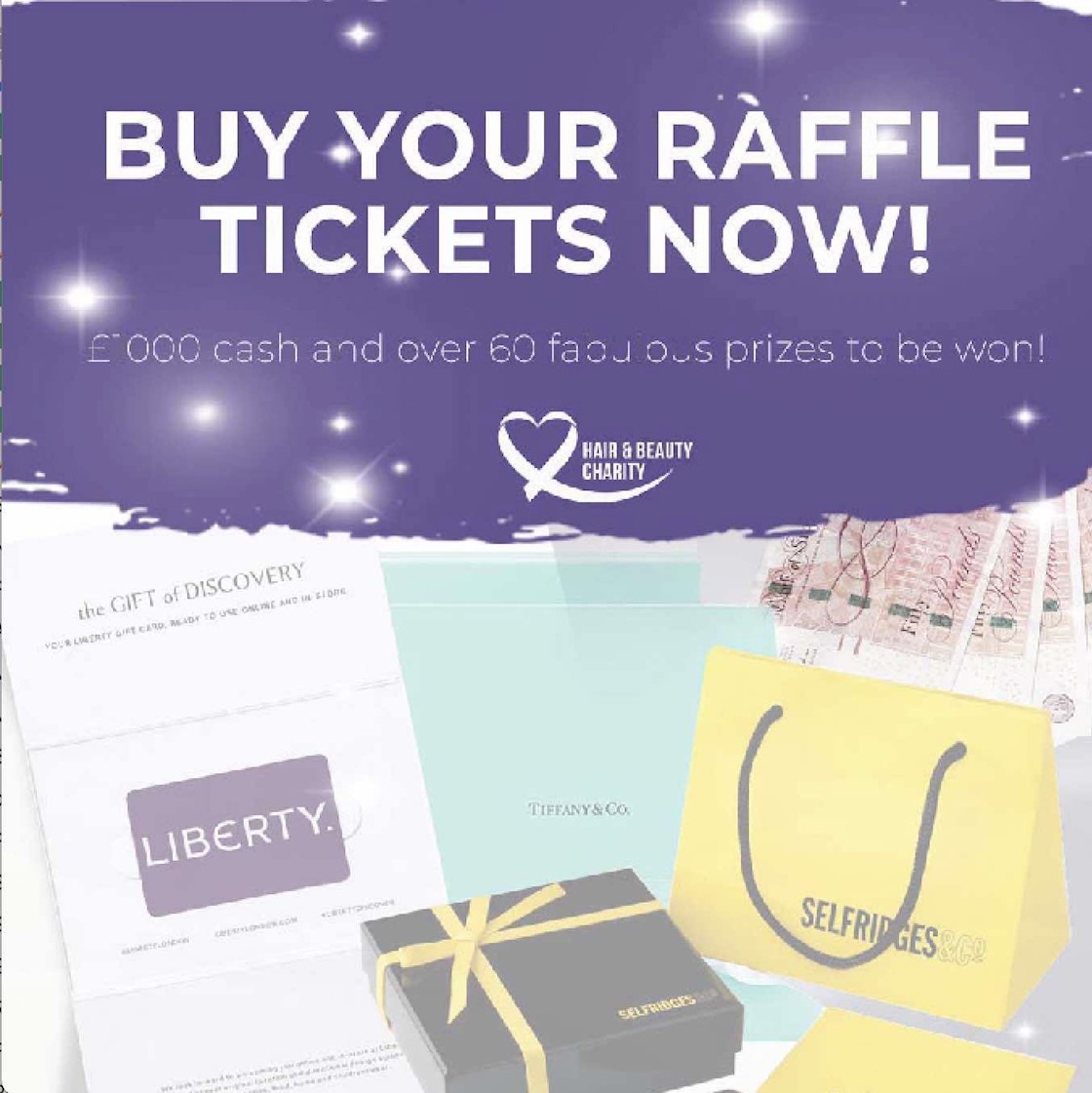 Hair & Beauty Charity raffle – last chance to win £1,000